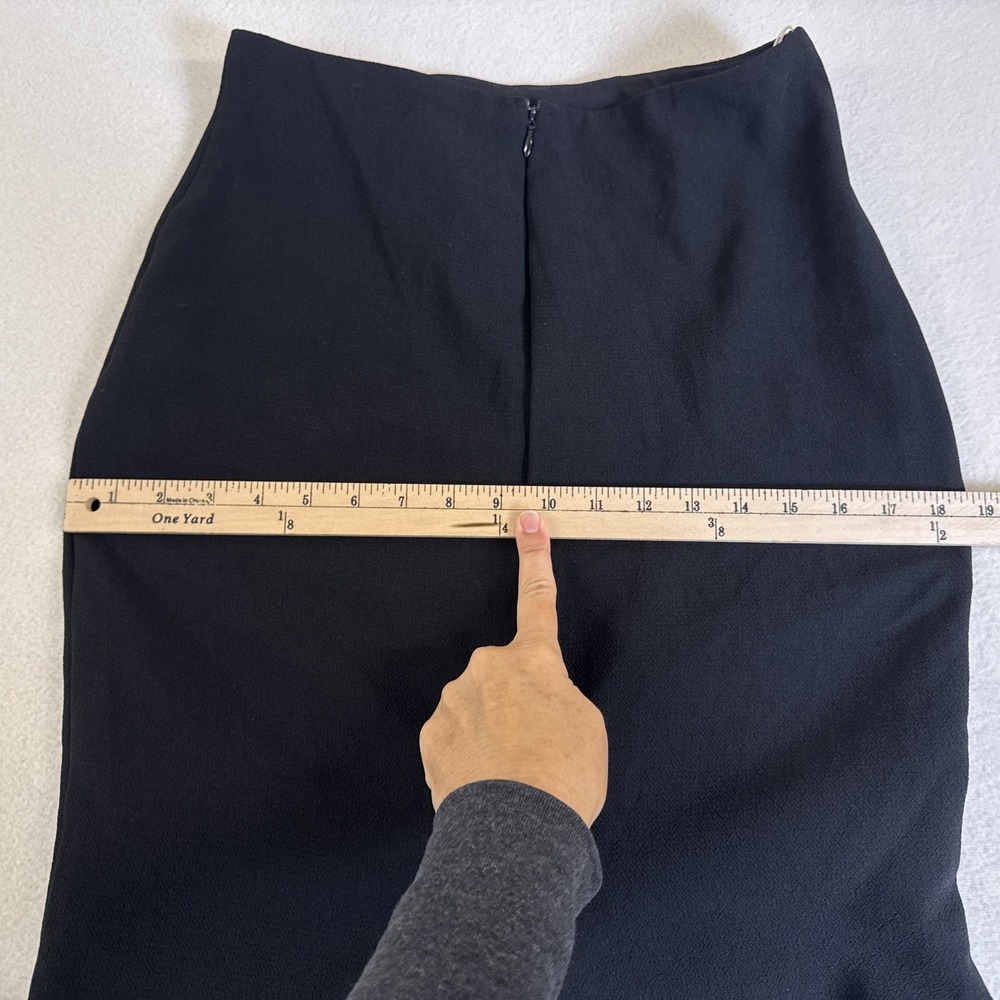 Y2K Tulip Fishtail Mermaid Skirt Black Med Goth Formal Victorian Cosplay Sexy - Picture 6 of 10